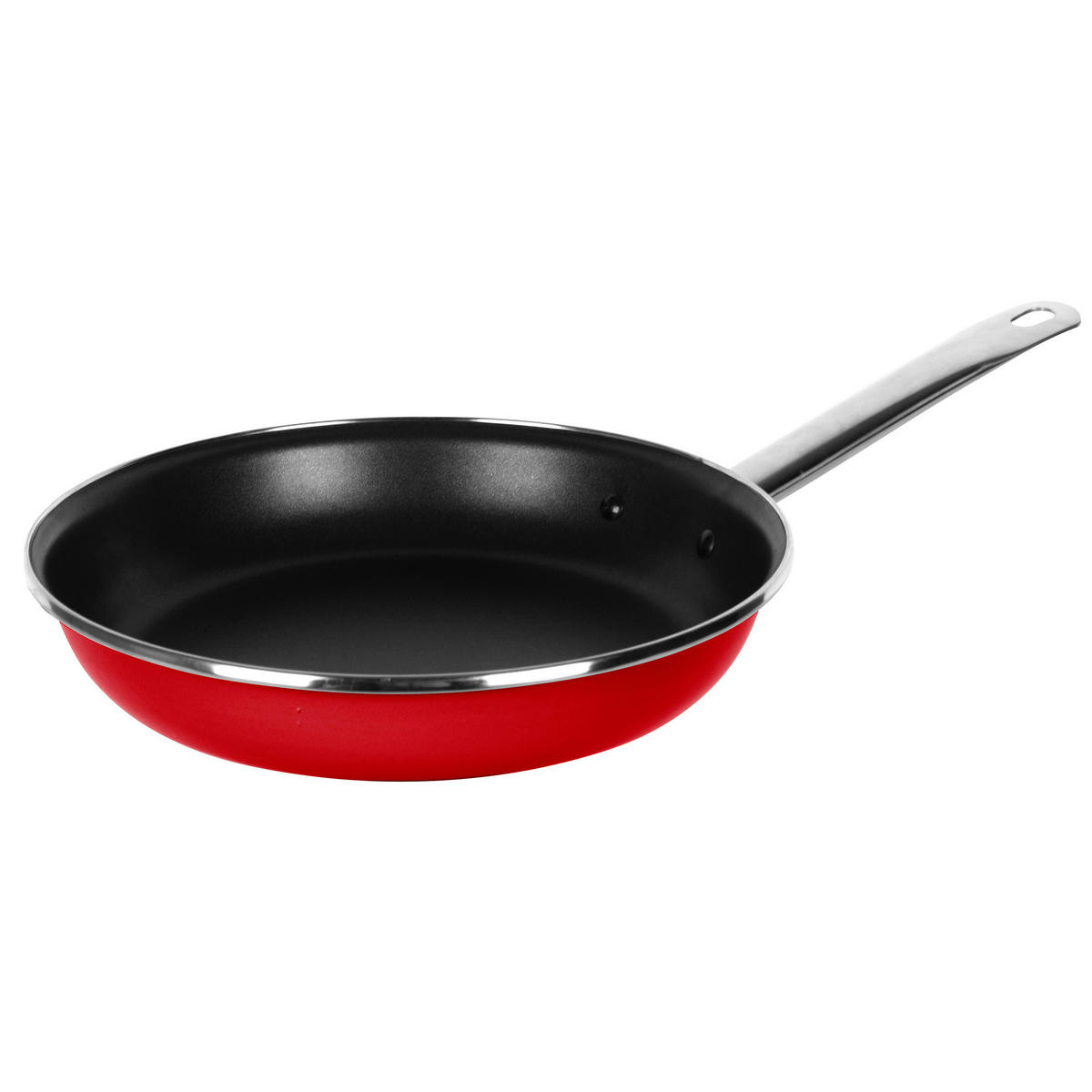 PFANNENSET Stahl 2-teilig  - Blau/Rot, Basics, Metall - Benetton