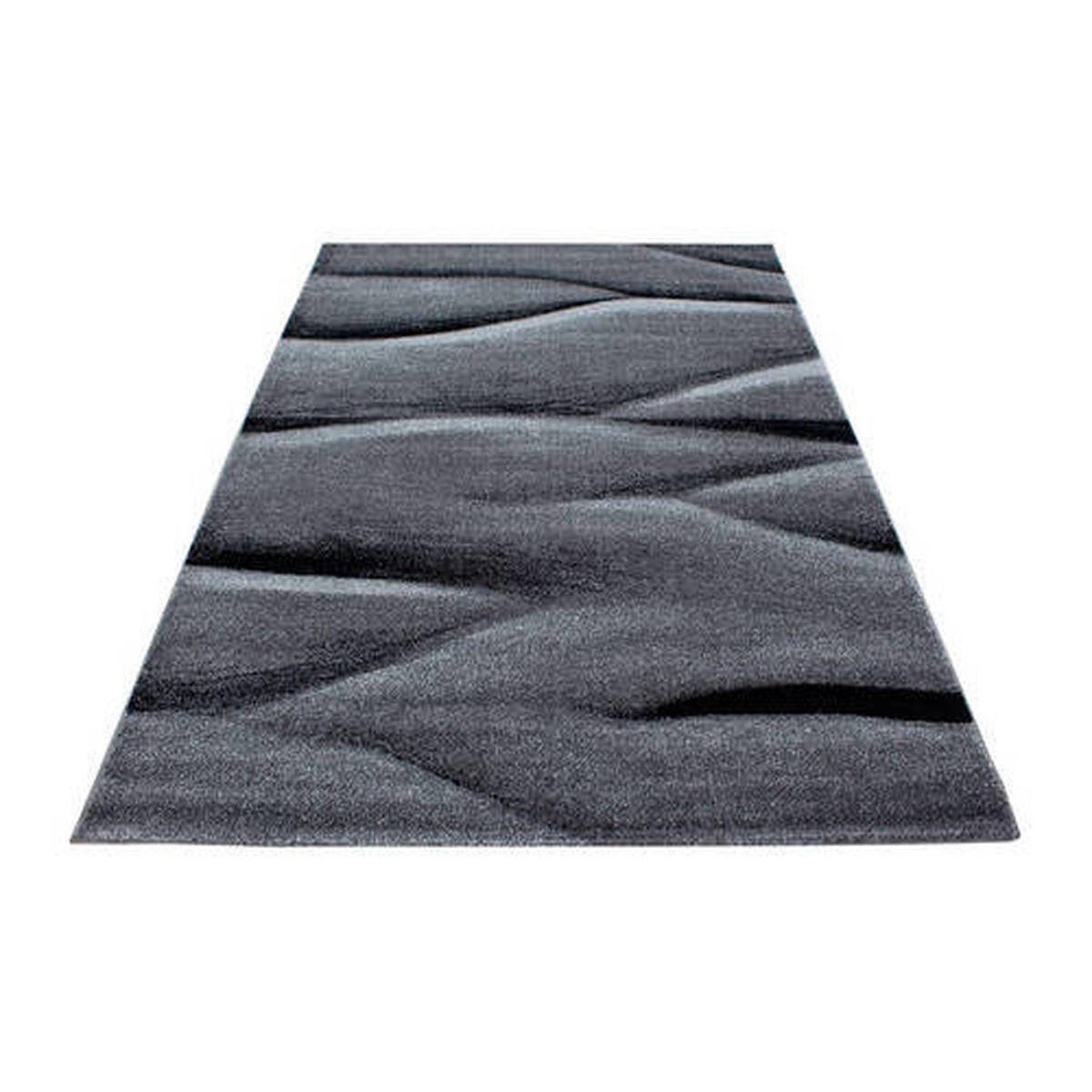 WEBTEPPICH 240/340 cm Lucca Schwarz  - Schwarz, Trend, Textil (240/340cm) - Novel