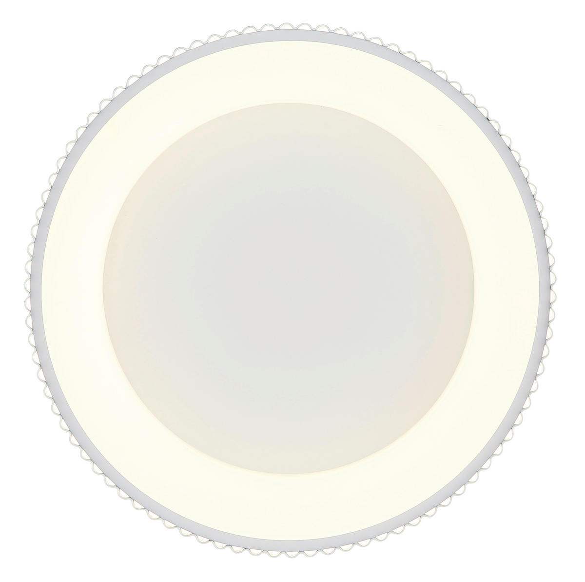 DECKENLEUCHTE 46/13 cm  - Weiß, Trend, Kunststoff/Metall (46/13cm) - Collett's Monde