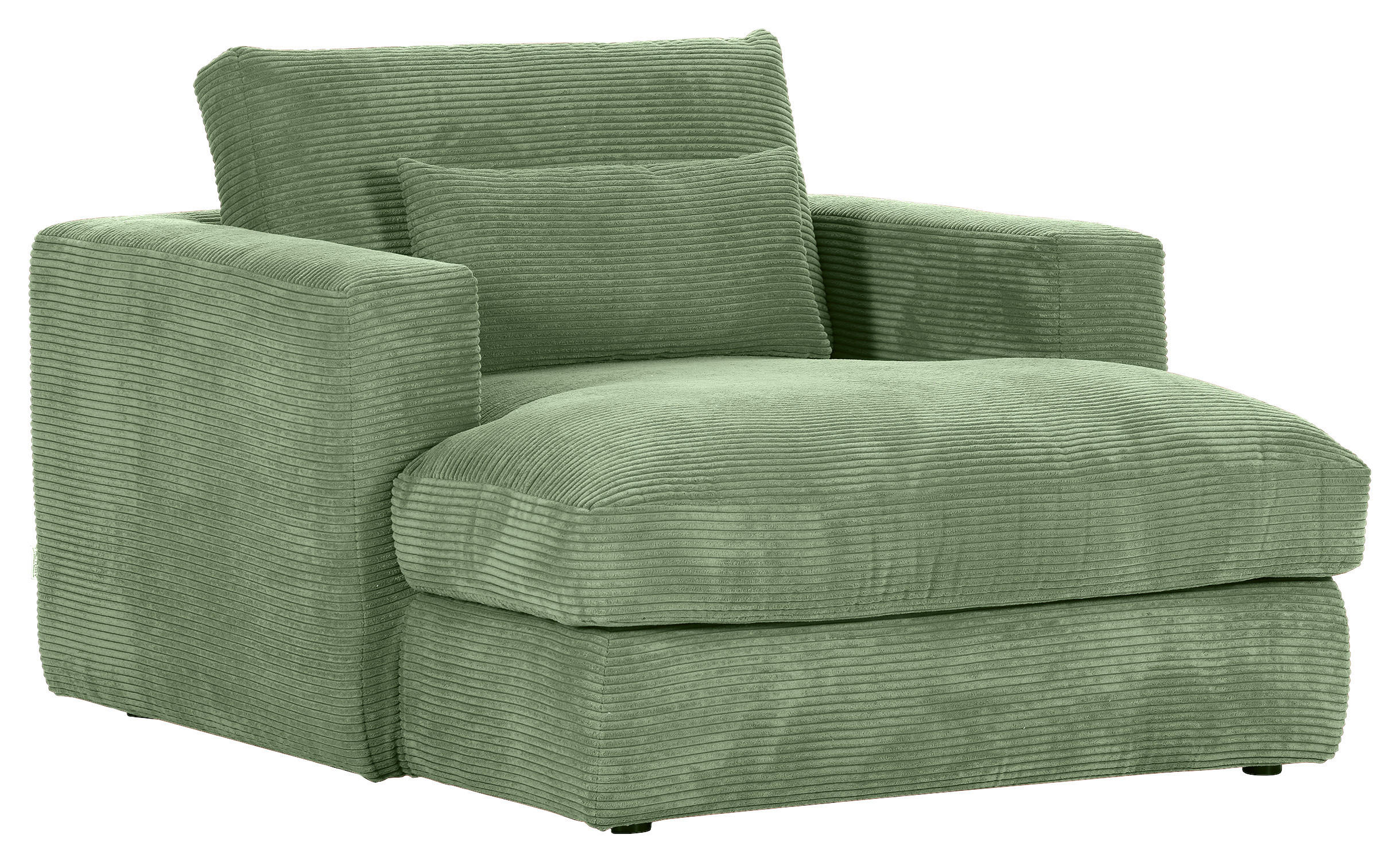 XXL-FÅTÖLJ i textil olivgrön  - olivgrön/svart, Romantik / Lanthus, textil/plast (120/67/140cm) - MID.YOU