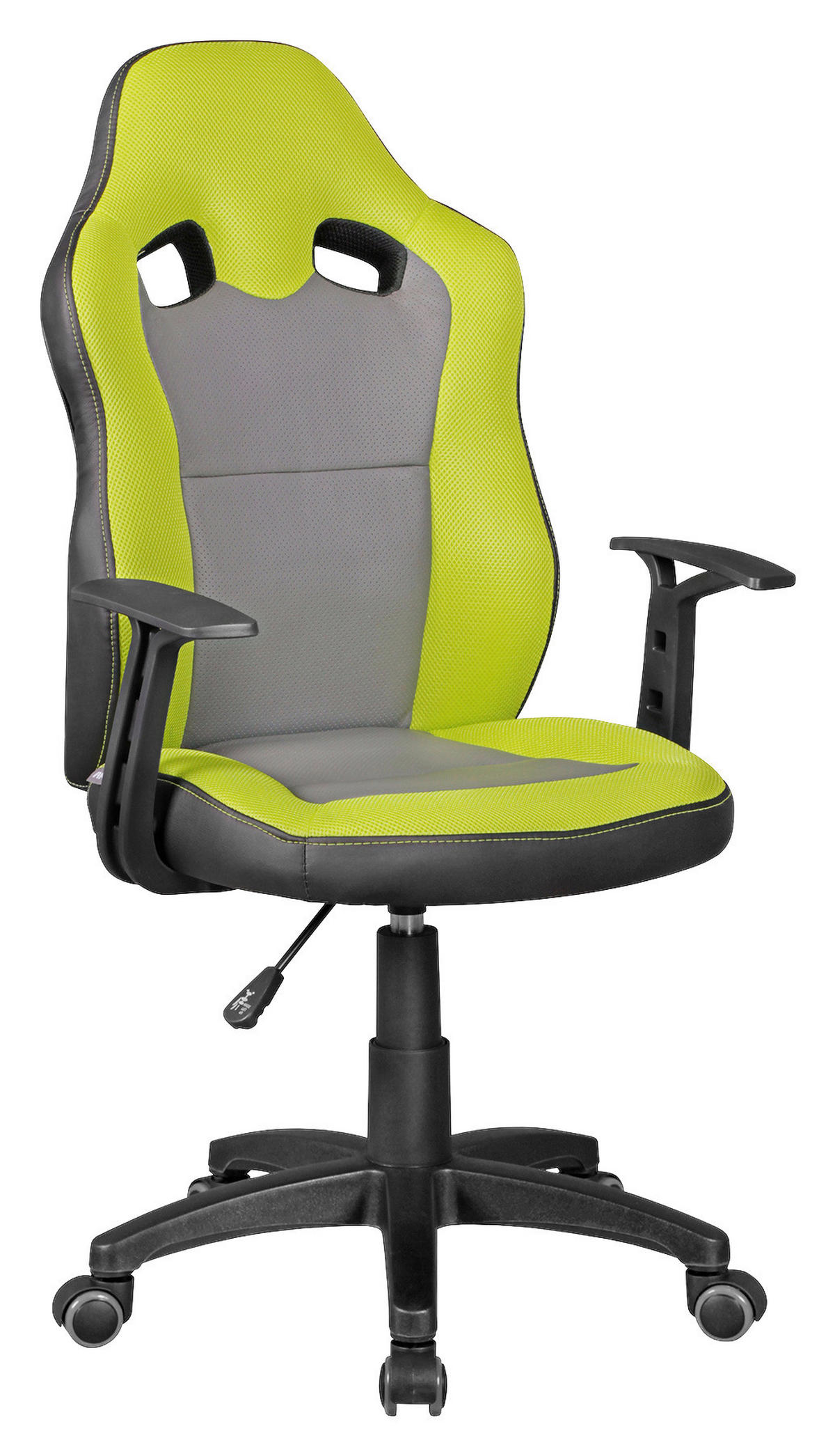 JUGENDDREHSTUHL - Schwarz/Grau, Modern, Kunststoff/Textil (60/102/60cm) - MID.YOU