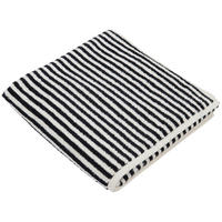 DUSCHTUCH  - Ecru/Schwarz, KONVENTIONELL, Textil (70cm) - Dieter Knoll