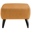 HOCKER Bouclé Buche, Fichte, Kiefer Goldfarben  - Goldfarben/Schwarz, MODERN, Holz/Textil (66/44/66cm) - MID.YOU