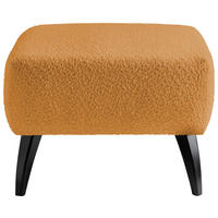 HOCKER in Holz, Textil Goldfarben  - Goldfarben/Schwarz, Modern, Holz/Textil (66/44/66cm) - MID.YOU