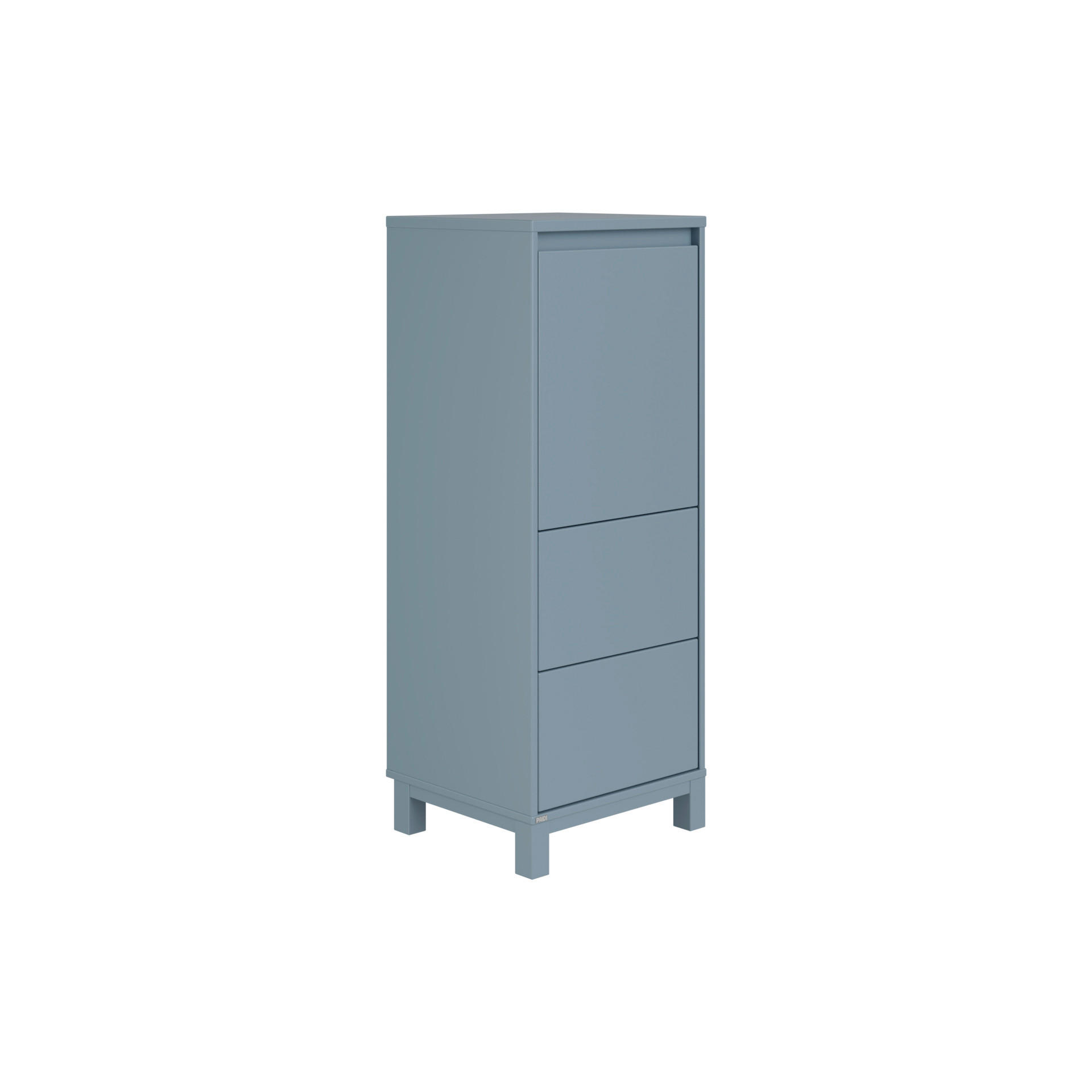 HIGHBOARD Olli Highboard 1T2S  in  - Blau, Basics, Holzwerkstoff (48,4/119,7/40,1cm) - Paidi