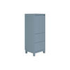 HIGHBOARD Olli Highboard 1T2S  in  - Blau, Basics, Holzwerkstoff (48,4/119,7/40,1cm) - Paidi