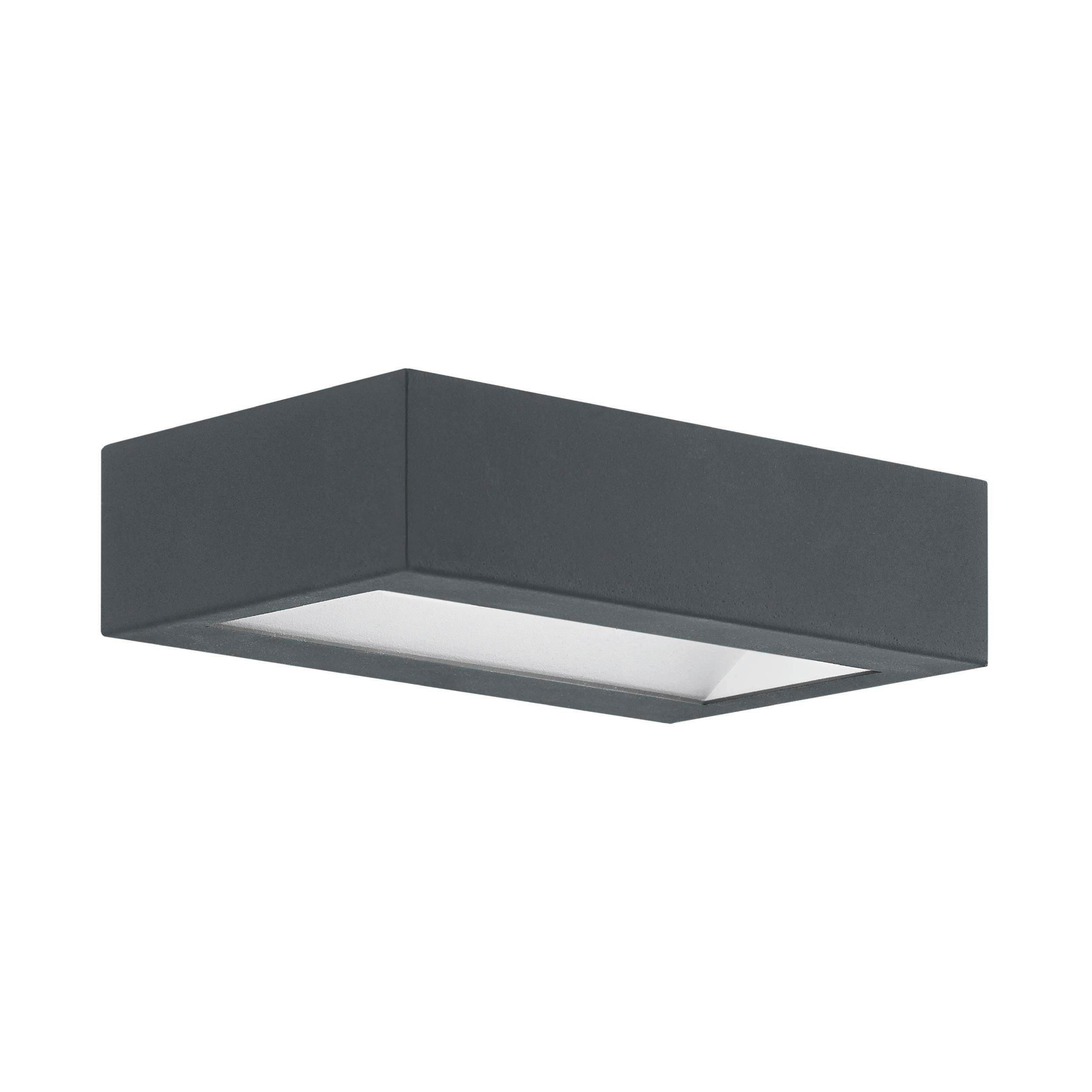 AUSSENWANDLEUCHTE - Anthrazit, Basics, Metall (16,5cm) - Eglo