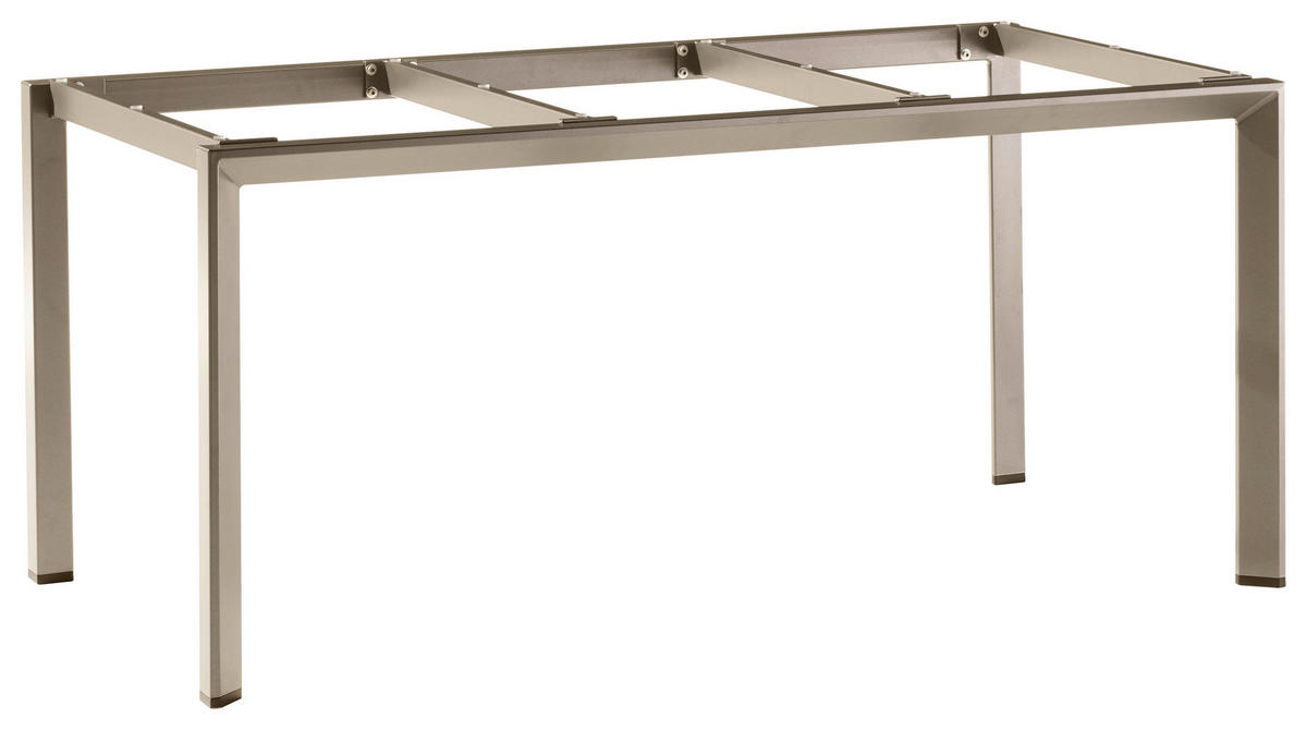 GARTENTISCHGESTELL 160/90/74 cm Metall  - Champagner, Design, Metall (160/90/74cm) - Sieger