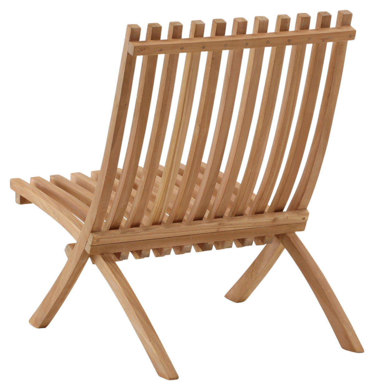 Loungesessel 2er-Set Teakfarben Teakholz  - Teakfarben, KONVENTIONELL, Holz (73/85/63cm) - Gardenson