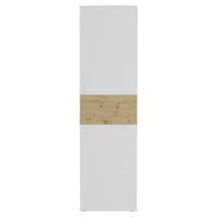 GARDEROBENSCHRANK  in 54,5/199,1/41,7 cm  - Weiß, Design, Holzwerkstoff (54,5/199,1/41,7cm) - MID.YOU