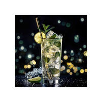 TABLOU PE STICLĂ 30/30 cm  - verde închis/negru, Basics, sticlă/hârtie (30/30cm) - Monee