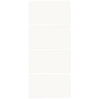 FRONTPANEELSET   - Weiß Hochglanz, KONVENTIONELL, Holzwerkstoff (92/202cm) - Hom`in