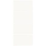 FRONTPANEELSET   - Weiß Hochglanz, KONVENTIONELL, Holzwerkstoff (92/202cm) - Hom`in