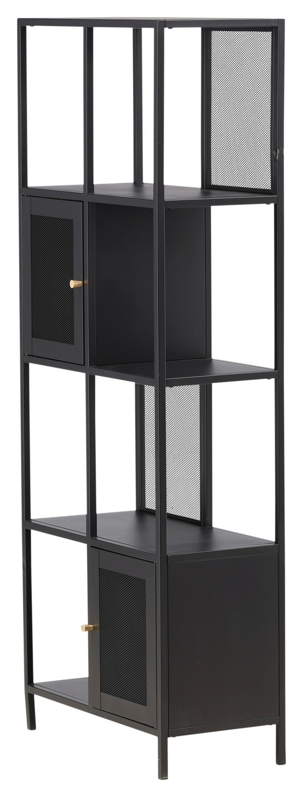 HYLLA i 70/180/35 cm svart  - svart, Design, metall (70/180/35cm) - Livetastic