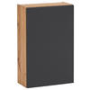 HÄNGESCHRANK 40/64/20 cm  - Eichefarben/Grau, KONVENTIONELL, Holzwerkstoff (40/64/20cm) - Held