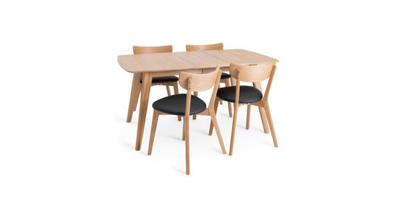 ESSTISCH in Holzwerkstoff 150-195/100/74 cm  - Eichefarben, Design, Holz/Holzwerkstoff (150-195/100/74cm) - Linea Natura