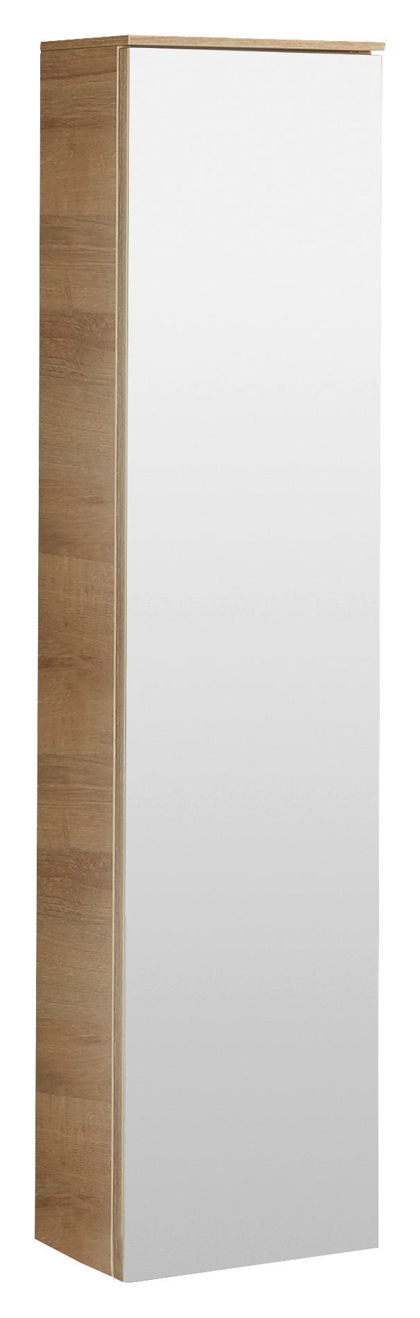 MIDI SKŘÍŇKA, barvy dubu, 30/121/17 cm - barvy dubu/barvy chromu, Design, kov/kompozitní dřevo (30/121/17cm) - Dieter Knoll