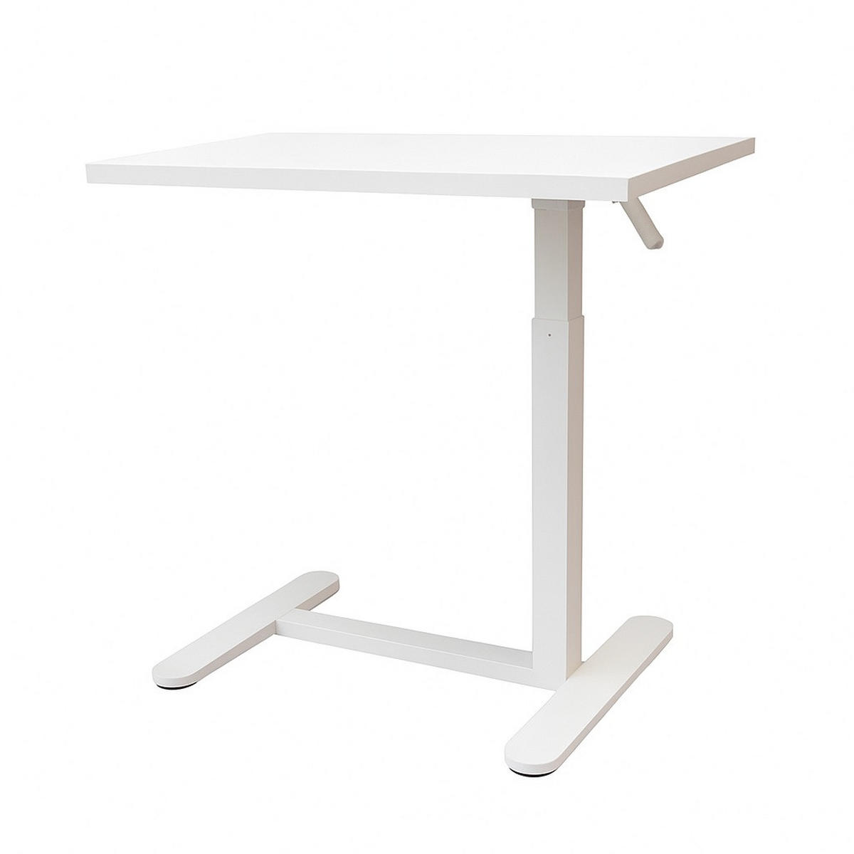 ODKLÁDACÍ STOLEK, bílá - bílá, Moderní, kov/kompozitní dřevo (70/64-108/40cm) - Livetastic