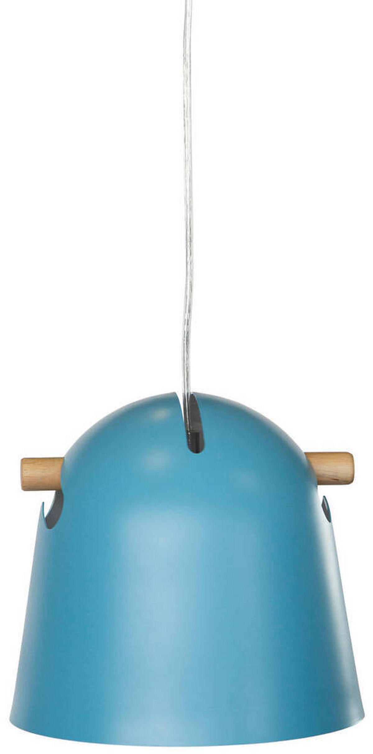 HÄNGELEUCHTE 23/21 cm  - Blau/Weiß, Design, Metall (23/21cm)