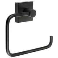 DRŽÁK NA TOALETNÍ PAPÍR - černá, Basics, kov (14/11,5/3,9cm)