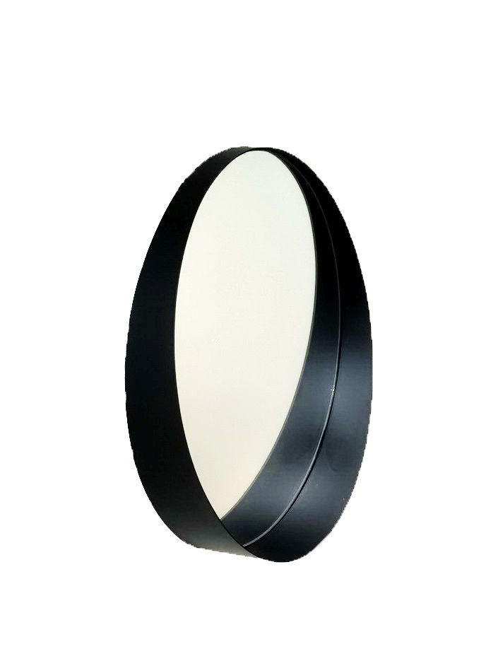 WANDSPIEGEL Schwarz  - Schwarz, Trend, Glas/Metall (30/30/6cm) - Landscape