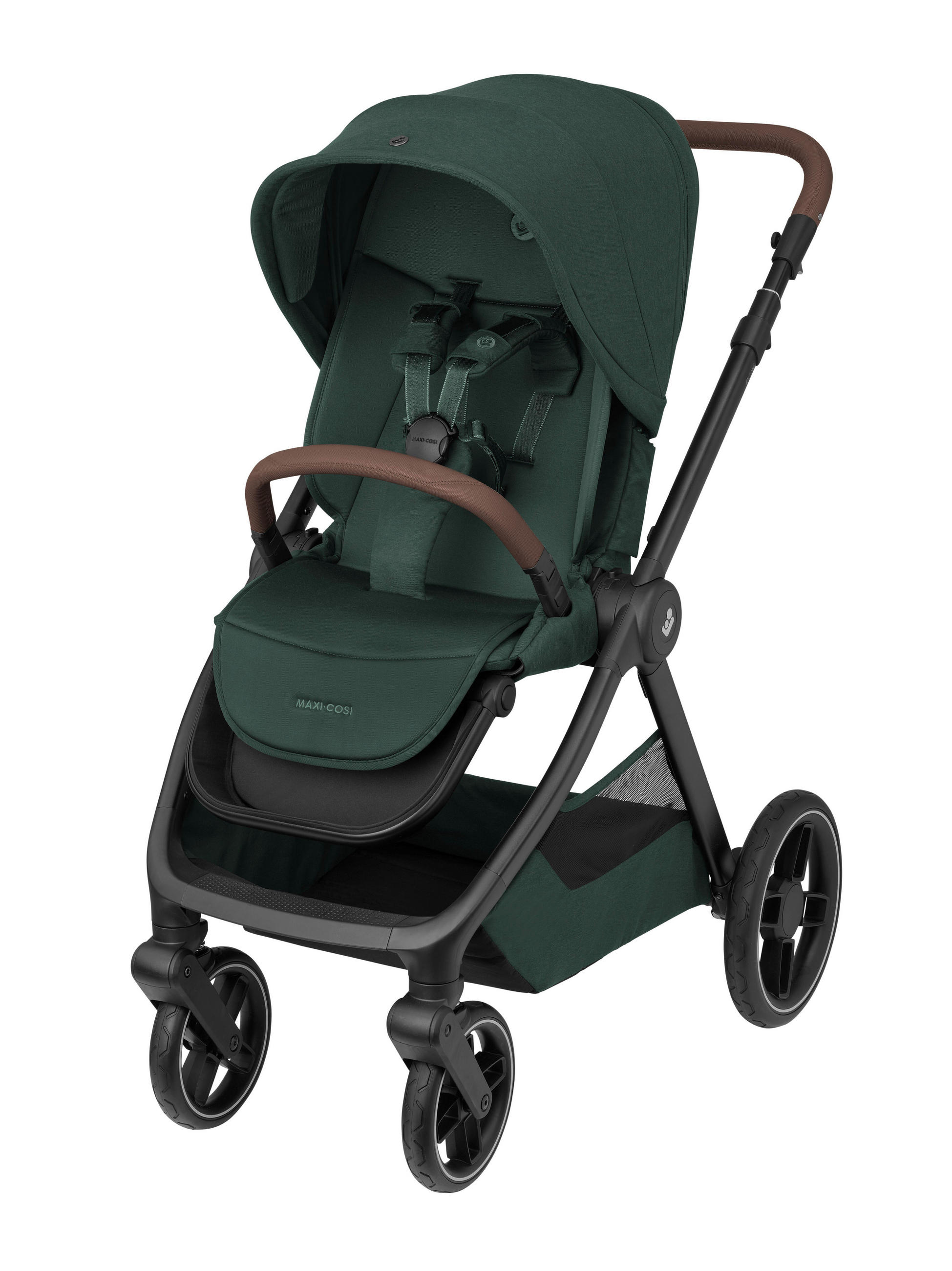 KOMBIKINDERWAGEN  Oxford+  Twillic Green  - Dunkelgrün, Basics, Textil (58/110/95.5cm) - Maxi-Cosi