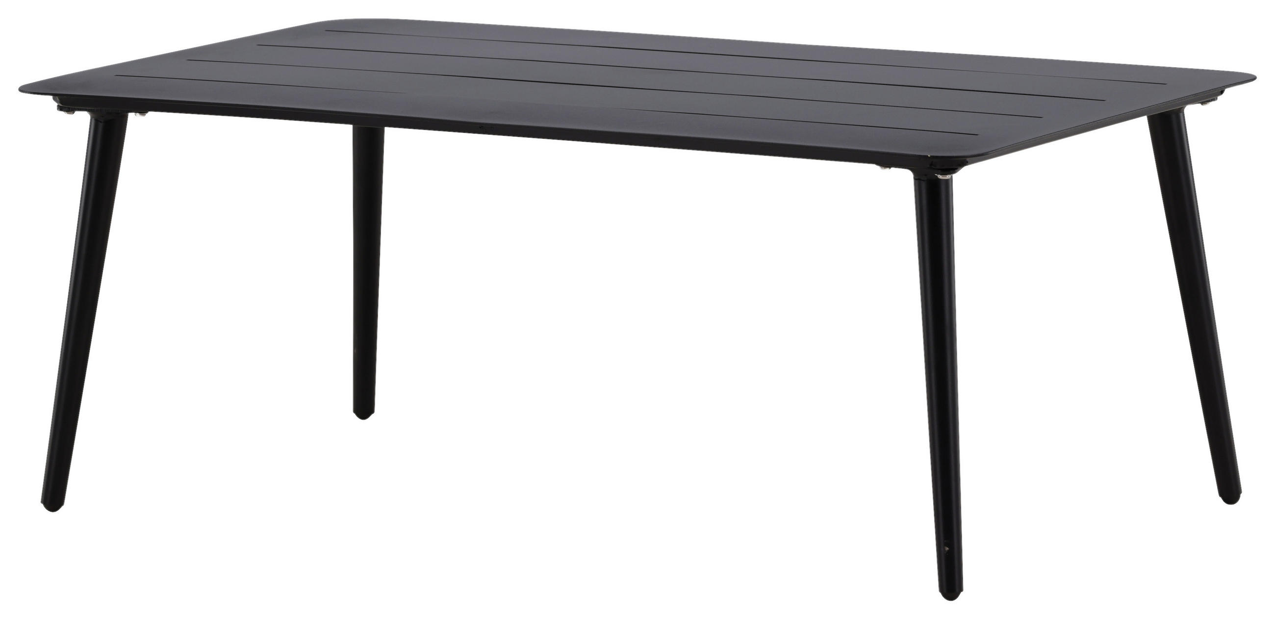 LOUNGETISCH  - Schwarz, KONVENTIONELL, Metall (100/60/40cm) - Gardenson