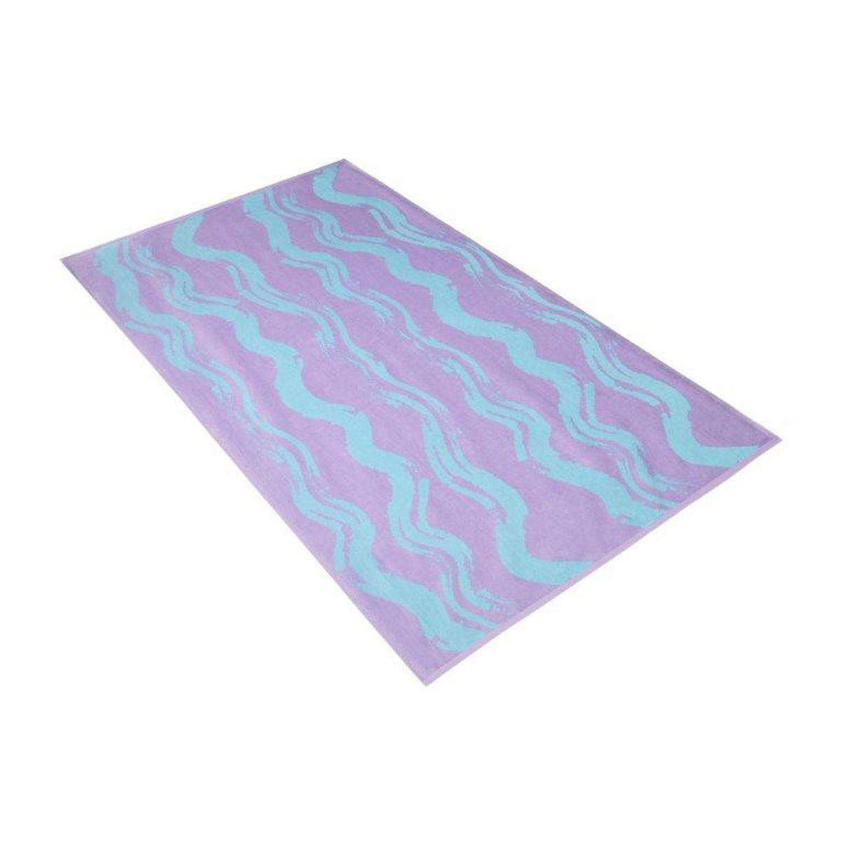 RUČNIK ZA PLAŽU 180/100 cm , siva  coast lines  - siva, Konvencionalno, tekstil (180/100cm) - Vossen