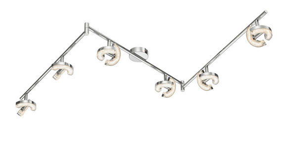 LED-STRAHLER - Weiß, Design, Kunststoff/Metall (11/180cm) - Novel