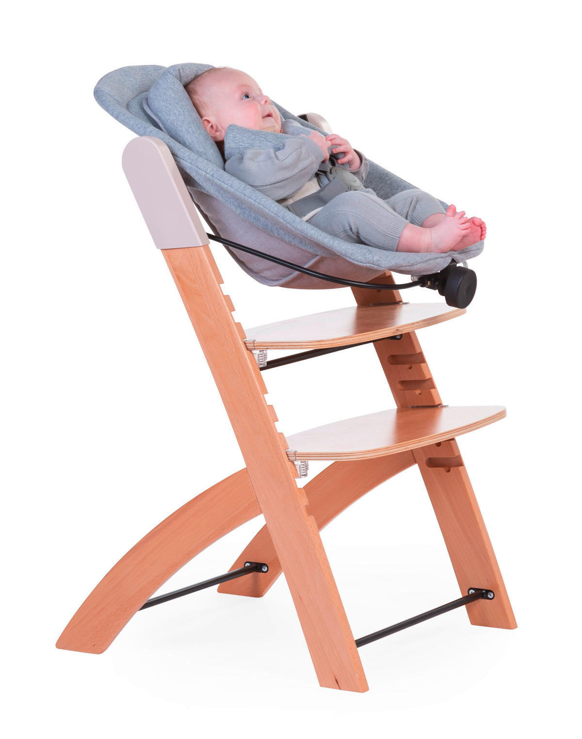 HOCHSTUHL  - Perlmutt/Baltimorefarben, Basics, Holz/Kunststoff (45/86/53cm) - Childhome