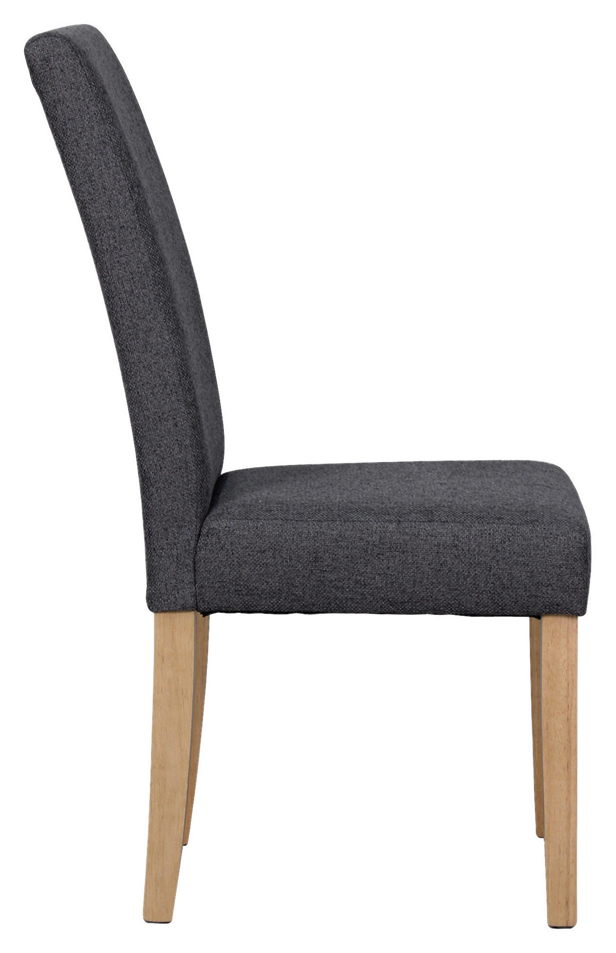 STUHL-SET - Dunkelgrau/Schwarz, MODERN, Holz/Textil (47/99,5/60cm) - MID.YOU