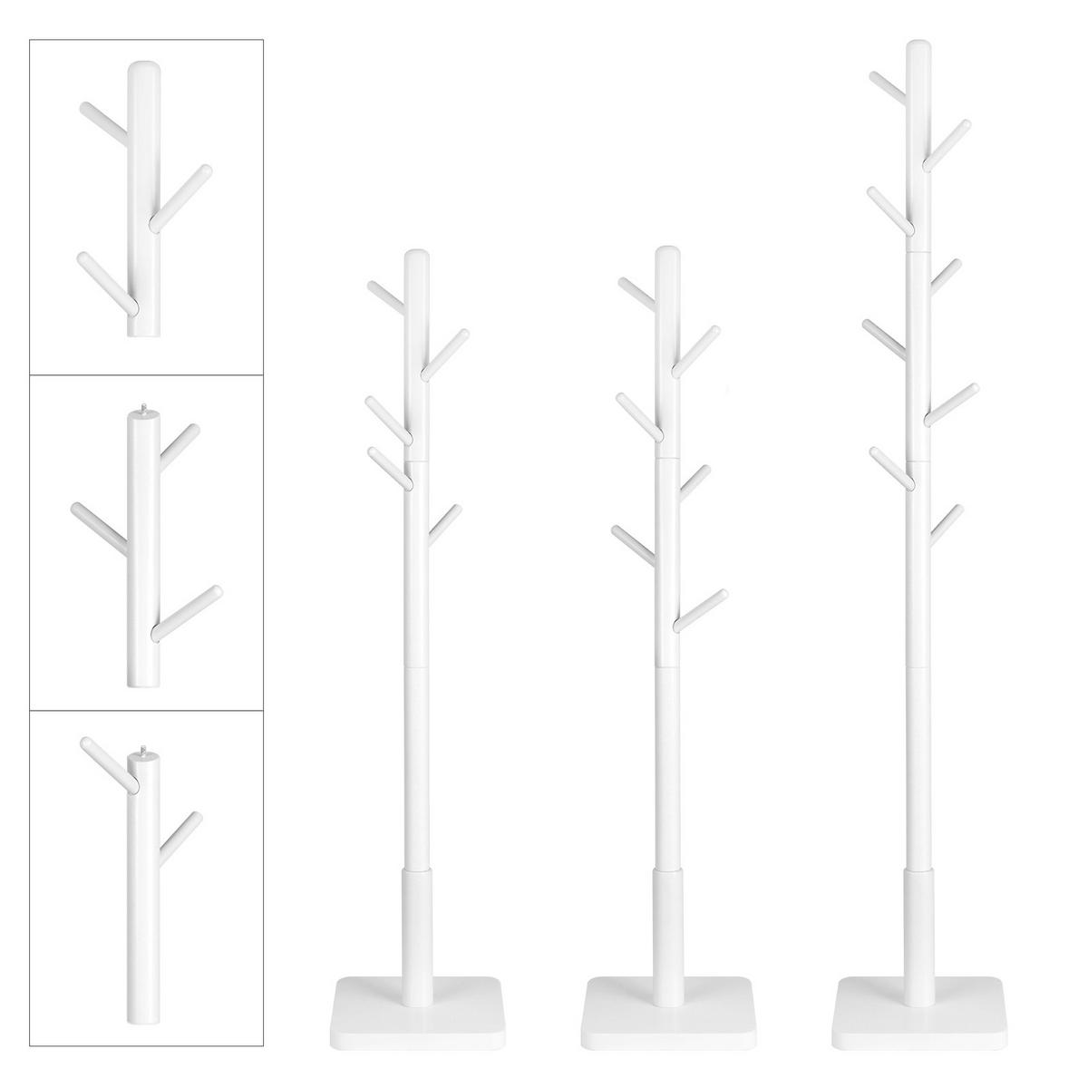 GARDEROBENSTÄNDER in Weiß 30/175/30 cm   - Weiß, Trend, Holzwerkstoff (30/175/30cm) - Boxxx