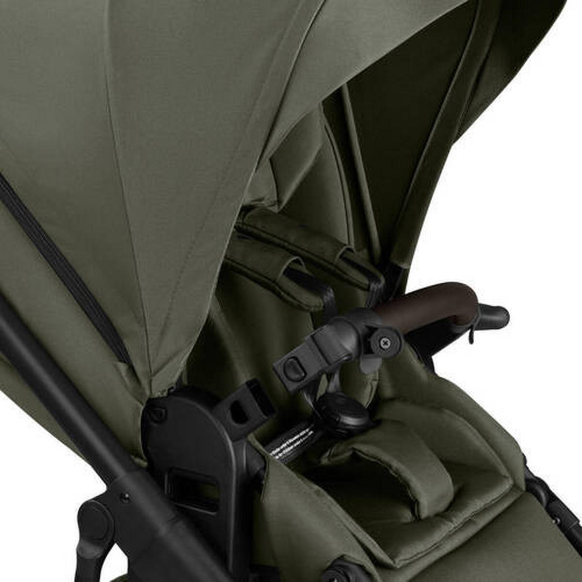 KINDERWAGENSET  Salsa 5 Air - All In One Set Maxi Cosi  Avocado  - Schwarz/Weiß, Basics, Textil/Metall (95.5/63/118cm) - ABC Design