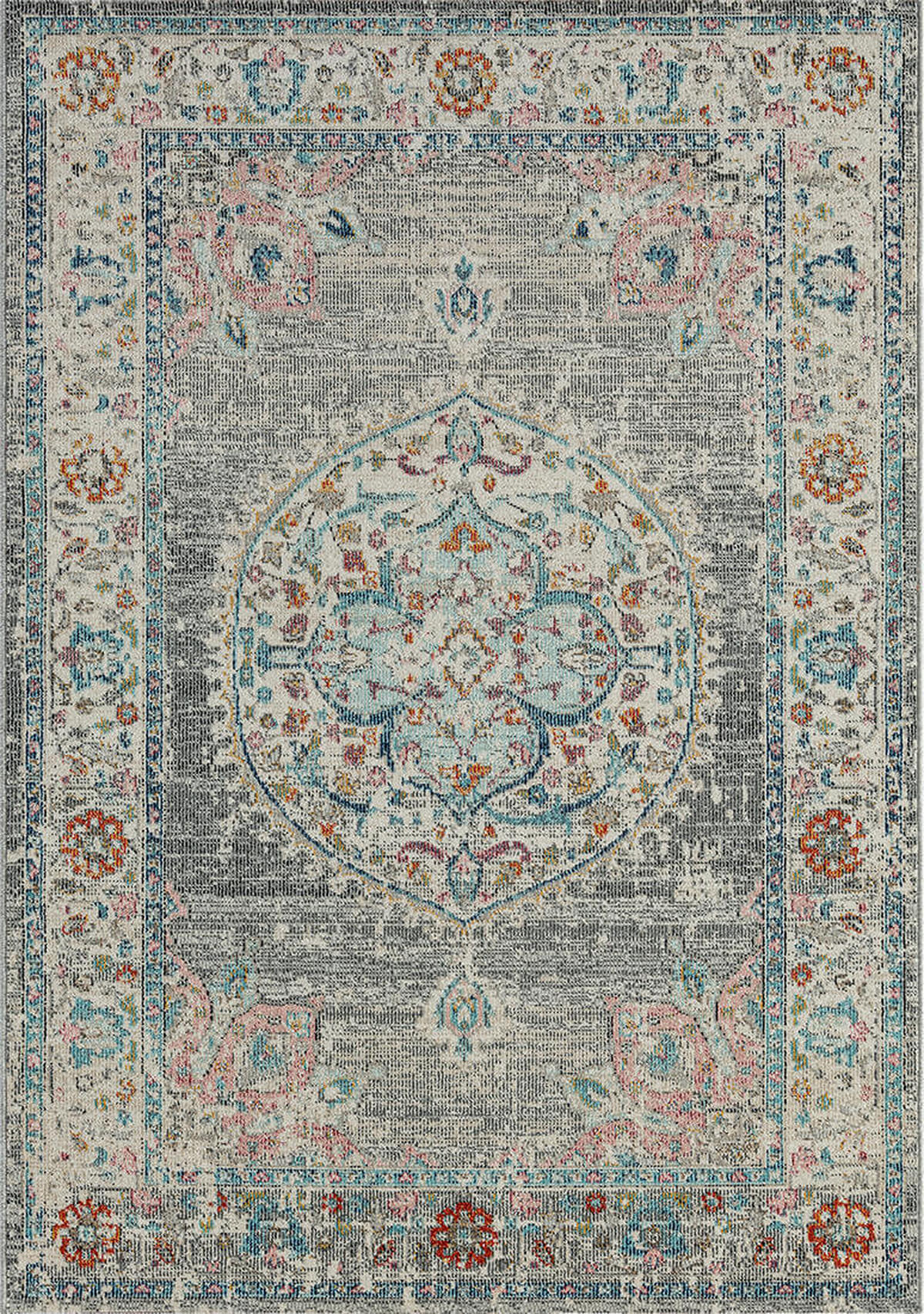OUTDOORTEPPICH 80/150 cm Salsa Outdoor Blau, Grau  - Blau/Grau, KONVENTIONELL, Textil (80/150cm) - Novel