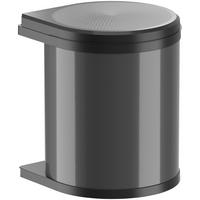 ABFALLSAMMLER Big Box 15 15 L  - Schwarz/Grau, Basics, Kunststoff/Metall (29,0/30,4/36,5cm) - Hailo