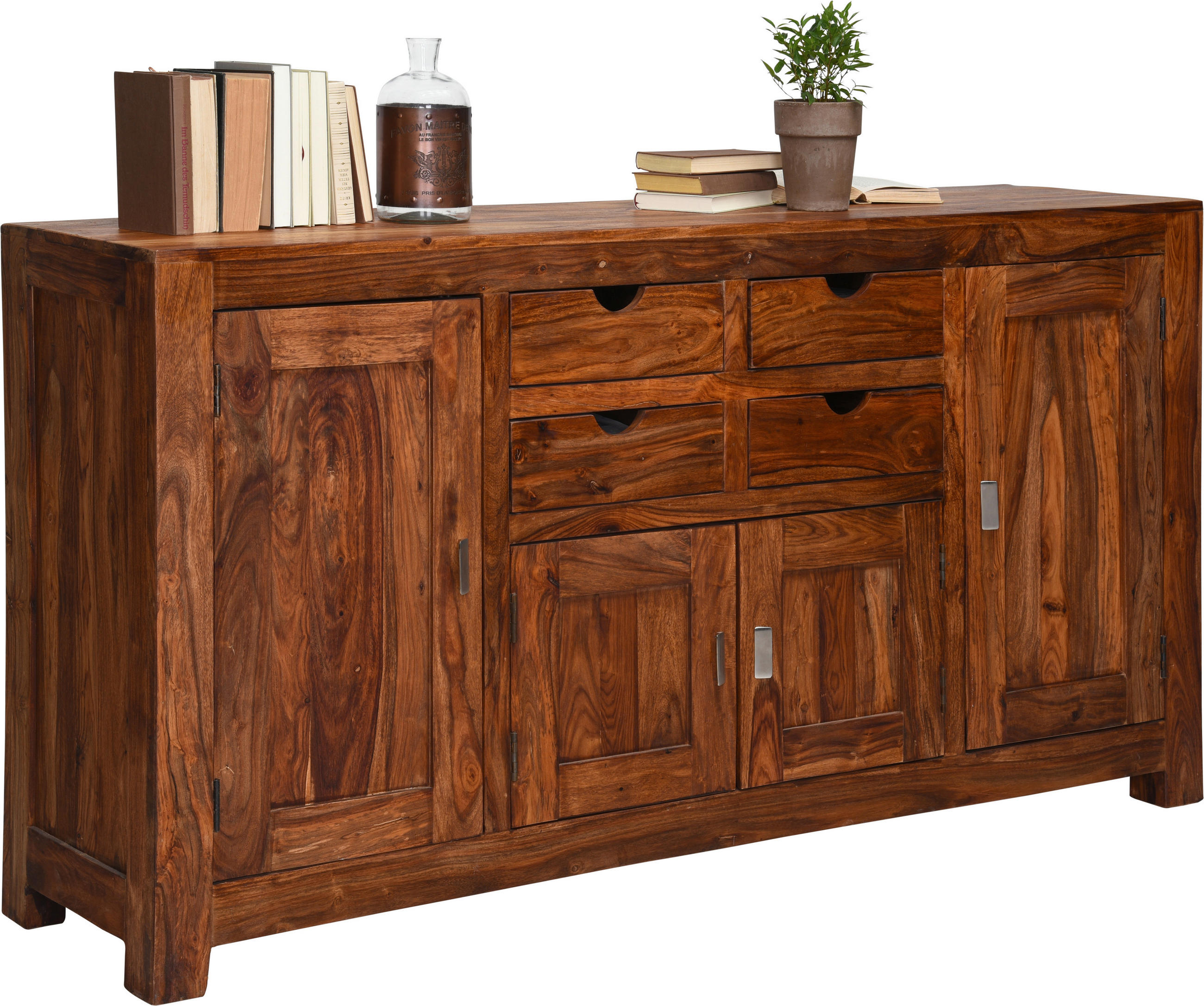 Landscape ŠIROKÁ KOMODA, sheesham, barvy sheesham, 180/95/45 cm