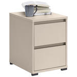 NACHTSCHRANK 40/55/48 cm  - Kaschmir/Anthrazit, Design, Holzwerkstoff/Kunststoff (40/55/48cm) - Carryhome