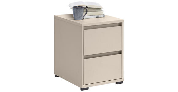 NACHTSCHRANK 40/55/48 cm - Kaschmir/Anthrazit, Design, Holzwerkstoff/Kunststoff (40/55/48cm) - Carryhome