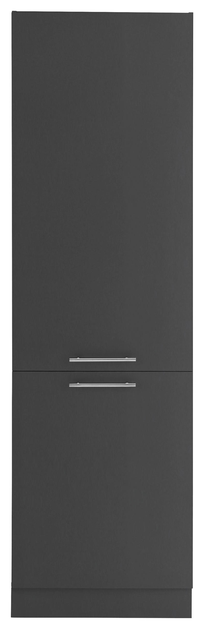 MEHRZWECKSCHRANK 60/200/68 cm  in Anthrazit  - Chromfarben/Anthrazit, Design, Holzwerkstoff/Kunststoff (60/200/68cm)