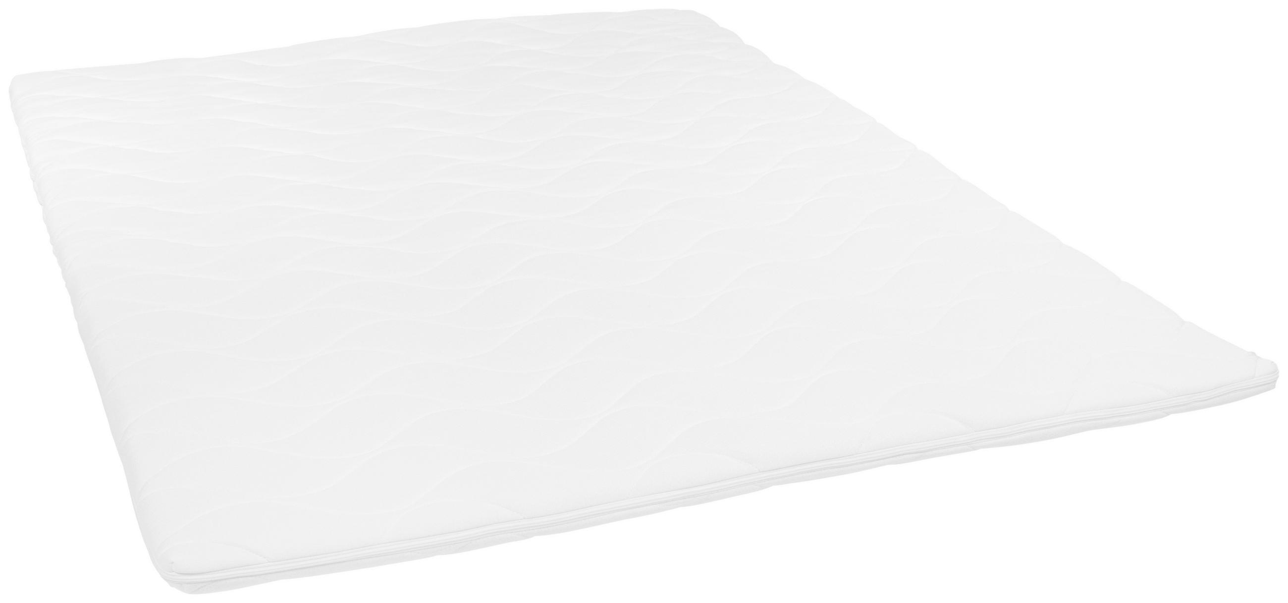 TOPPER 160/200 cm Höhe ca. 6 cm  - Weiß, MODERN, Textil (160/200cm) - Livetastic
