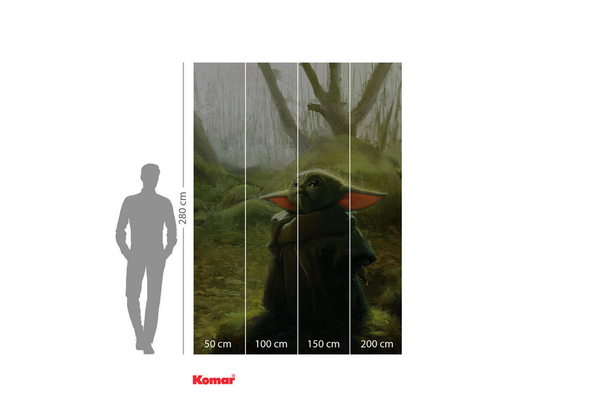 FOTOTAPET 200/280 cm  - grön, Trend, textil (200/280cm)