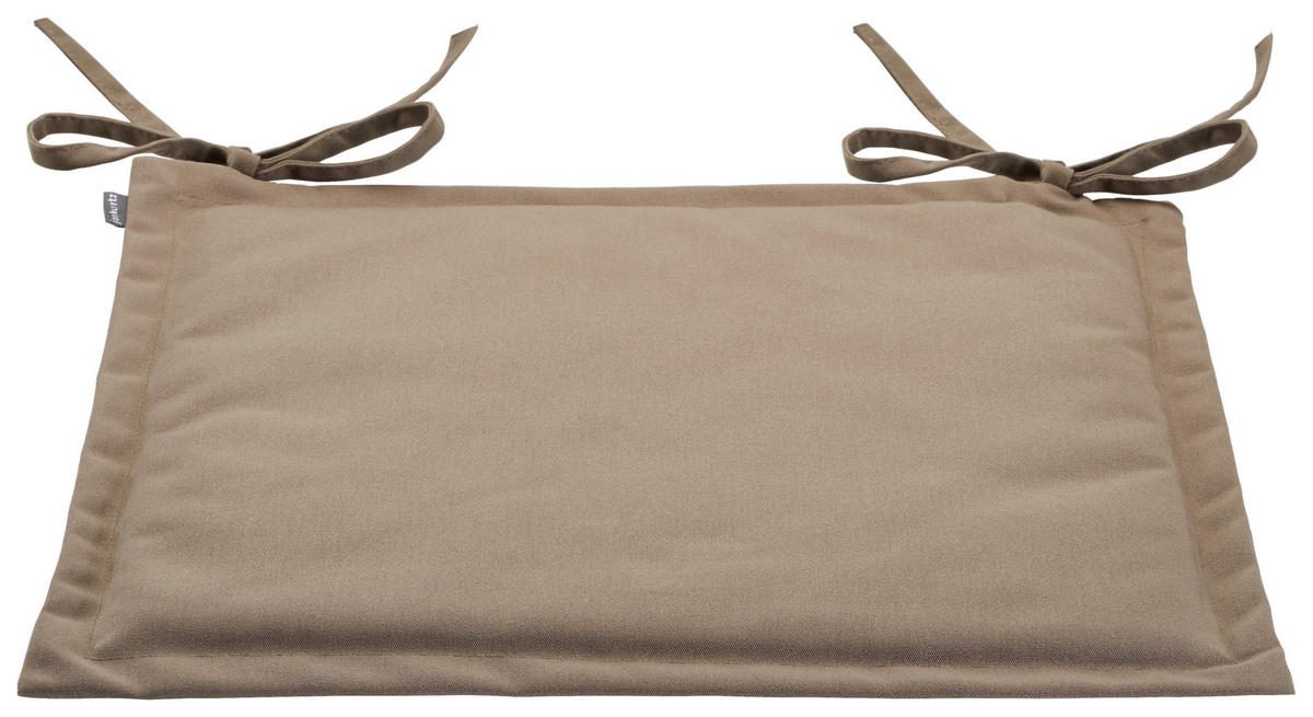 GARTENSITZKISSEN  - Taupe, Basics, Textil (43/2/43cm) - Jan Kurtz