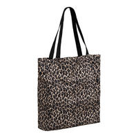 EINKAUFSTASCHE - Hellbraun/Schwarz, Basics, Textil (35/39/9,5cm)