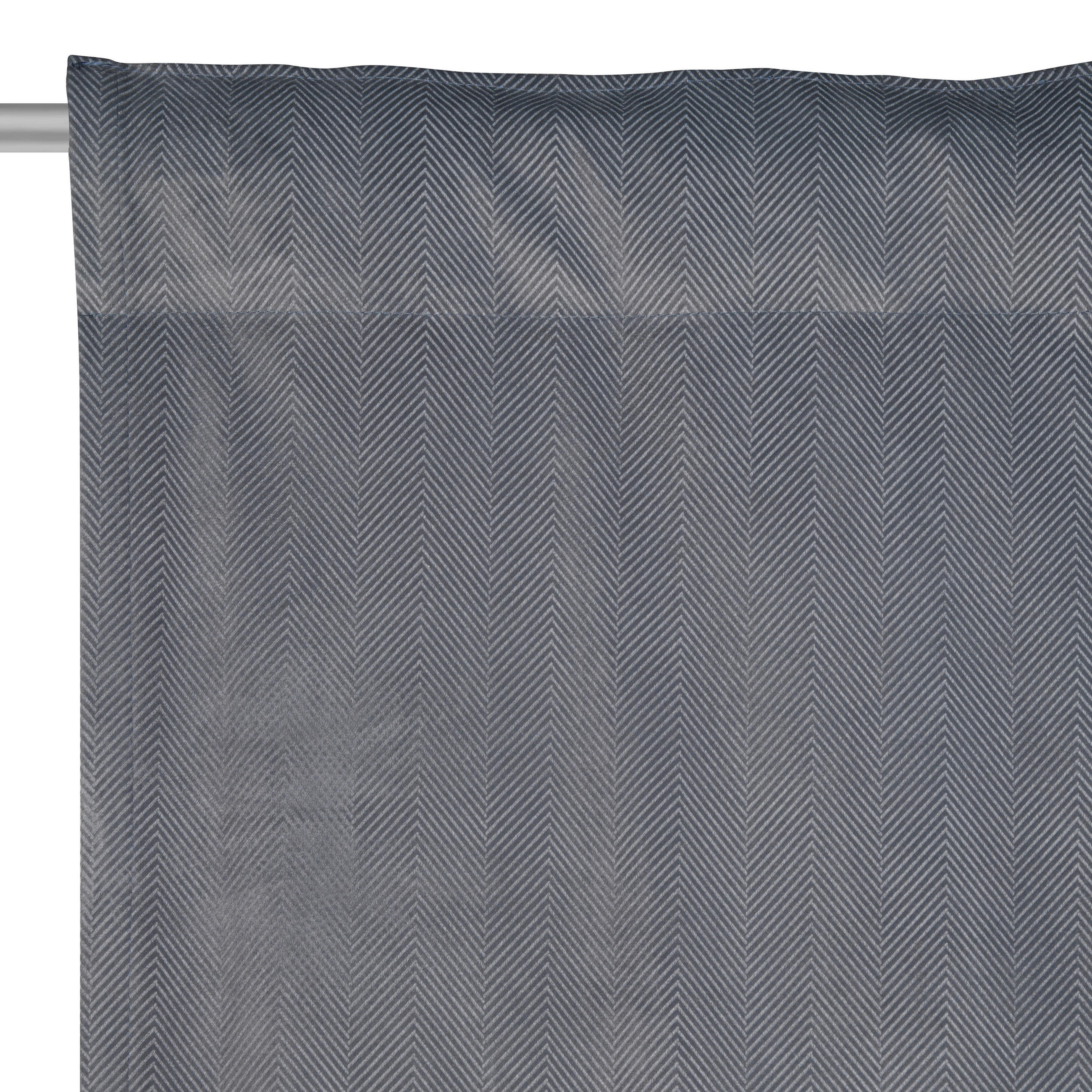 DRAPERIE CONFECțIONATĂ semitransparent  - antracit, Konventionell, textil (140/245cm) - Esposa