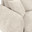 BIGSOFA Flachgewebe Beige  - Beige/Schwarz, KONVENTIONELL, Kunststoff/Textil (250/72/145cm) - Carryhome