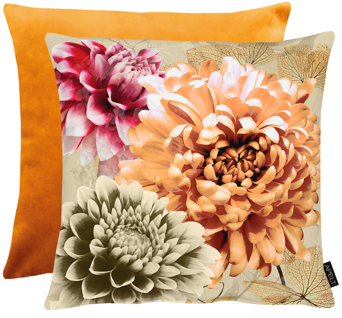 ZIERKISSEN  45/45 cm   - Pink/Orange, Basics, Textil (45/45cm) - Apelt