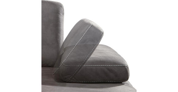 WOHNLANDSCHAFT Braun Flachgewebe - Beige/Braun, Design, Textil/Metall (178/298cm) - Valnatura