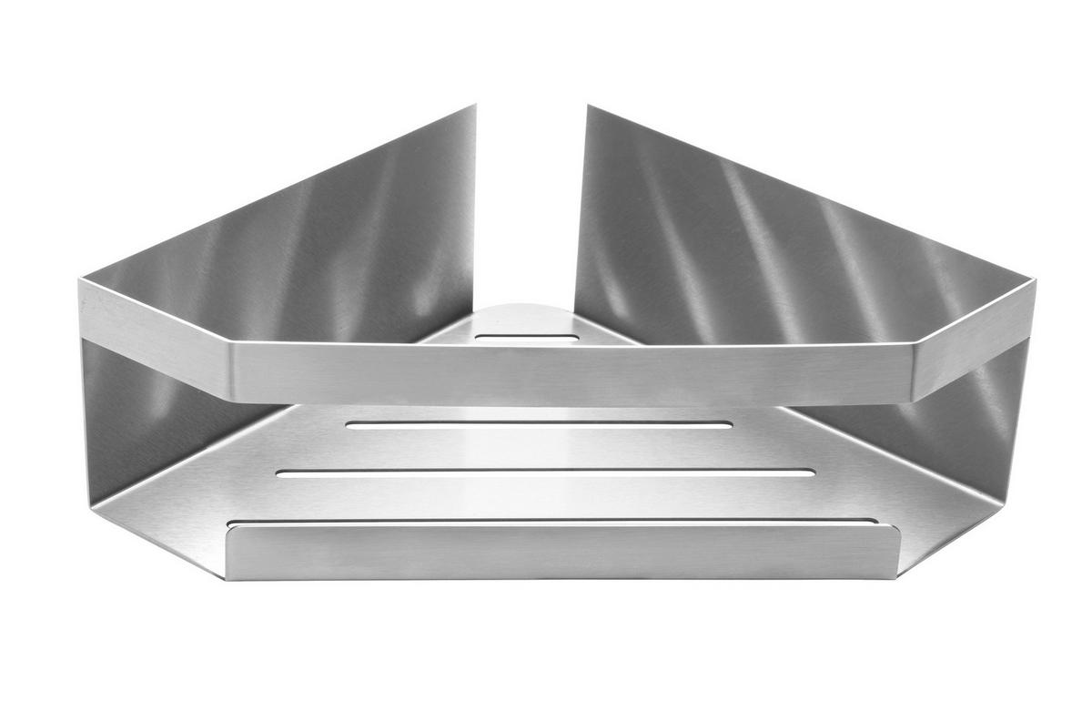 DUSCHABLAGE - Edelstahlfarben, KONVENTIONELL, Metall (28,5/8/18cm) - Schöner Wohnen