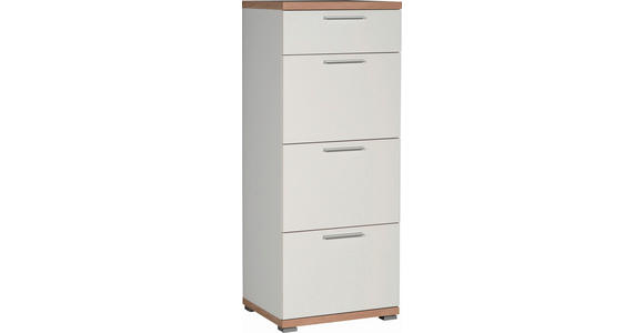KOMMODE in 48/120/40 cm - Eichefarben/Alufarben, Design, Holzwerkstoff/Kunststoff (48/120/40cm) - Carryhome