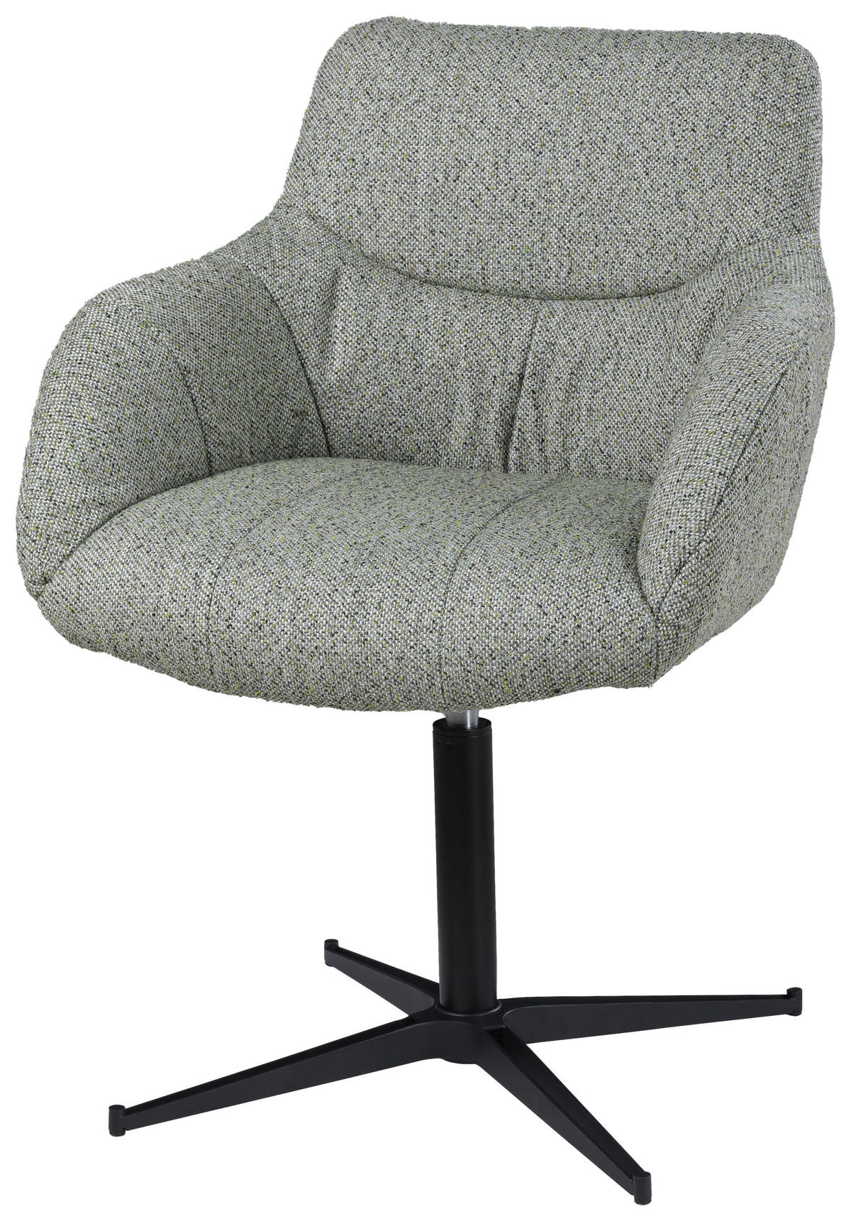 KAROSSZÉK zöld, fekete  - fekete/zöld, Design, textil/fém (63/85/66cm) - Novel